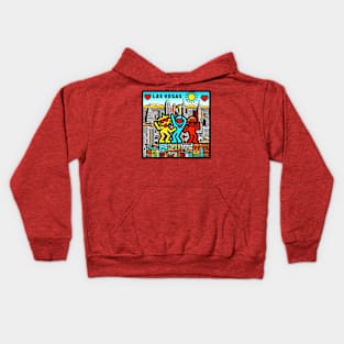 Las Vegas Pop Art Kids Hoodie